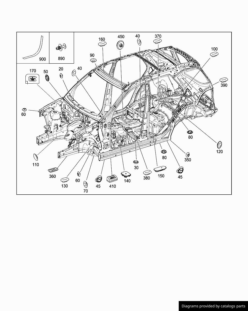 Car part diagram