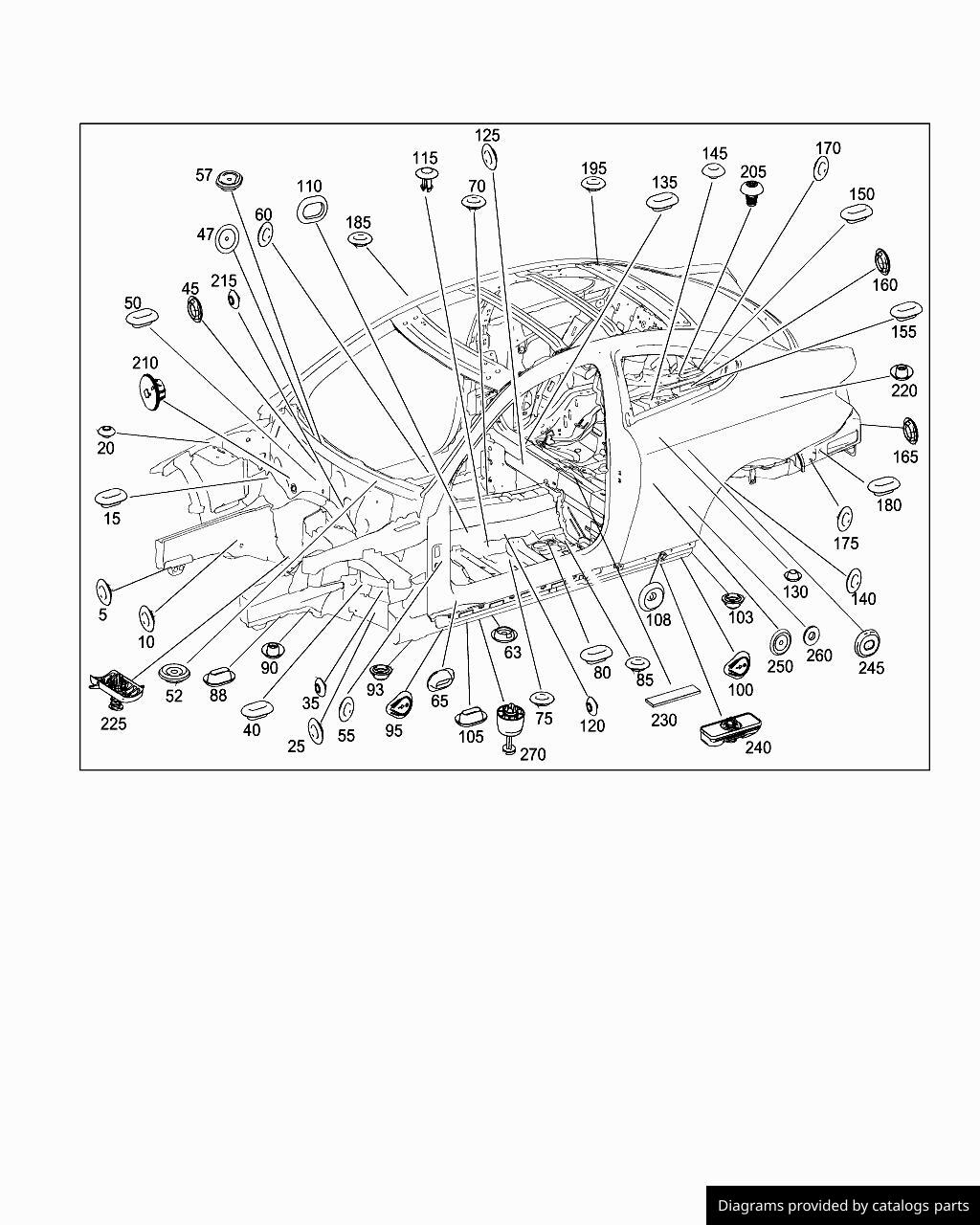 Car part diagram
