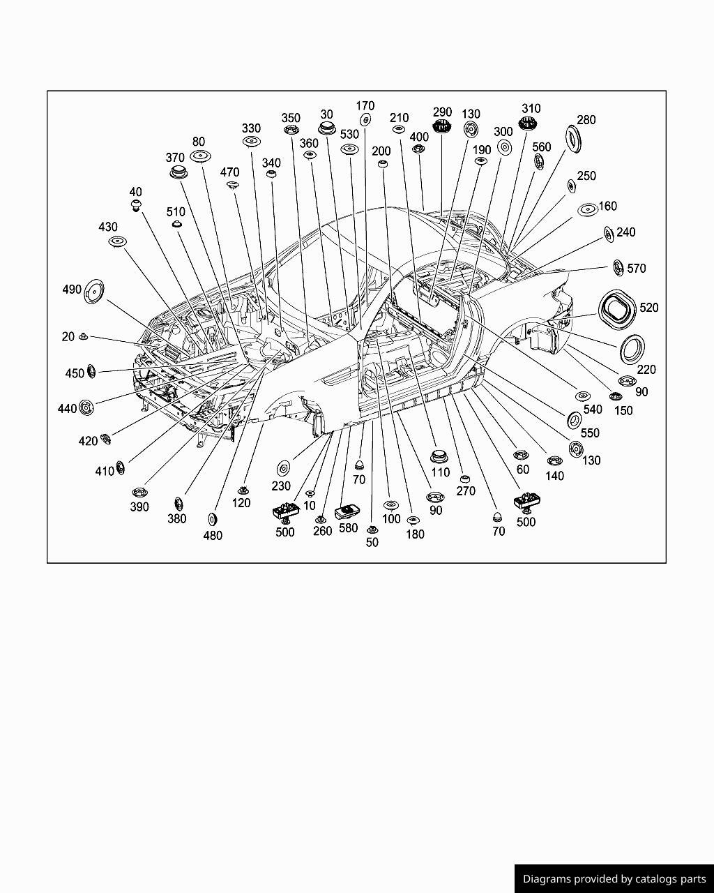 Car part diagram