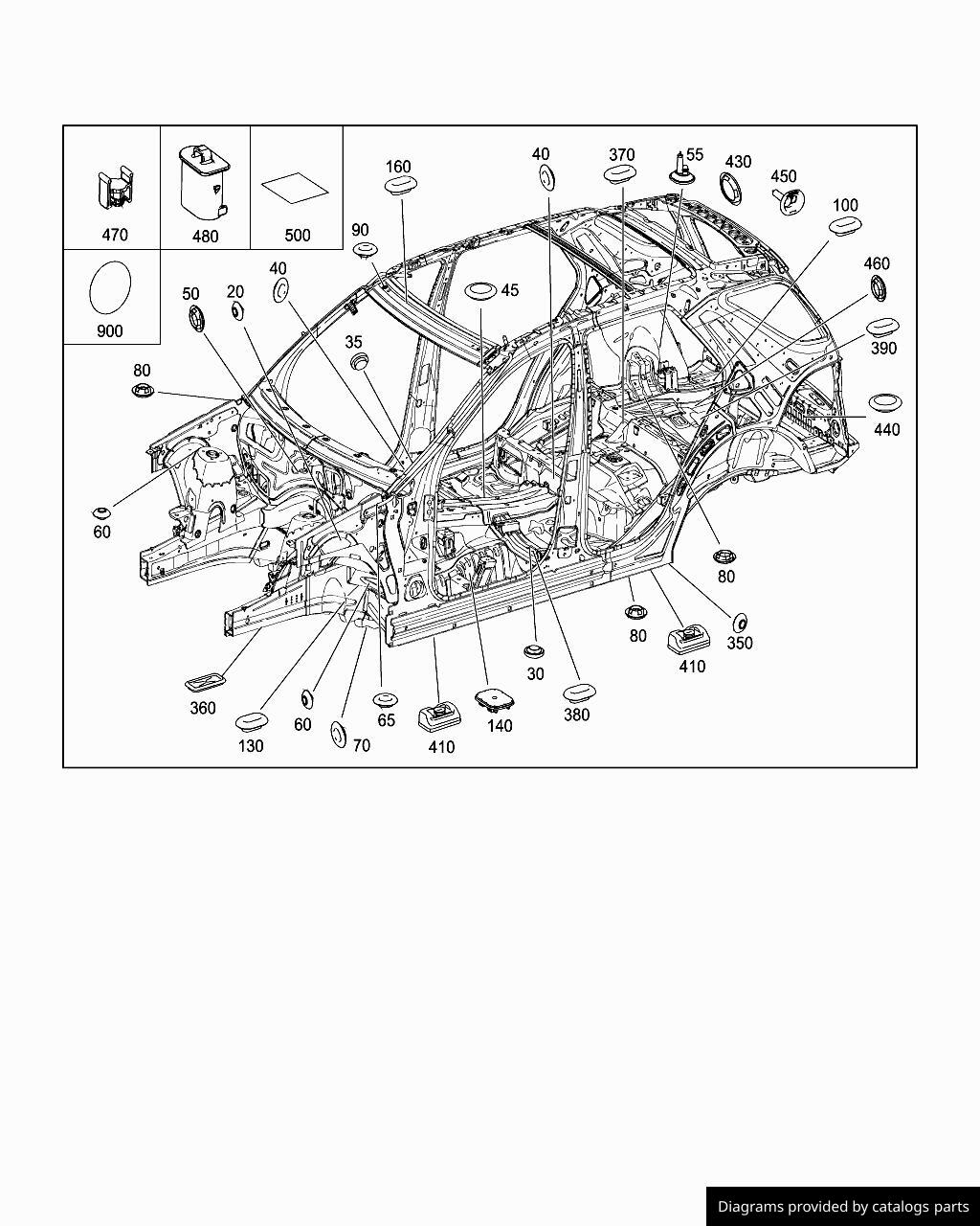 Car part diagram