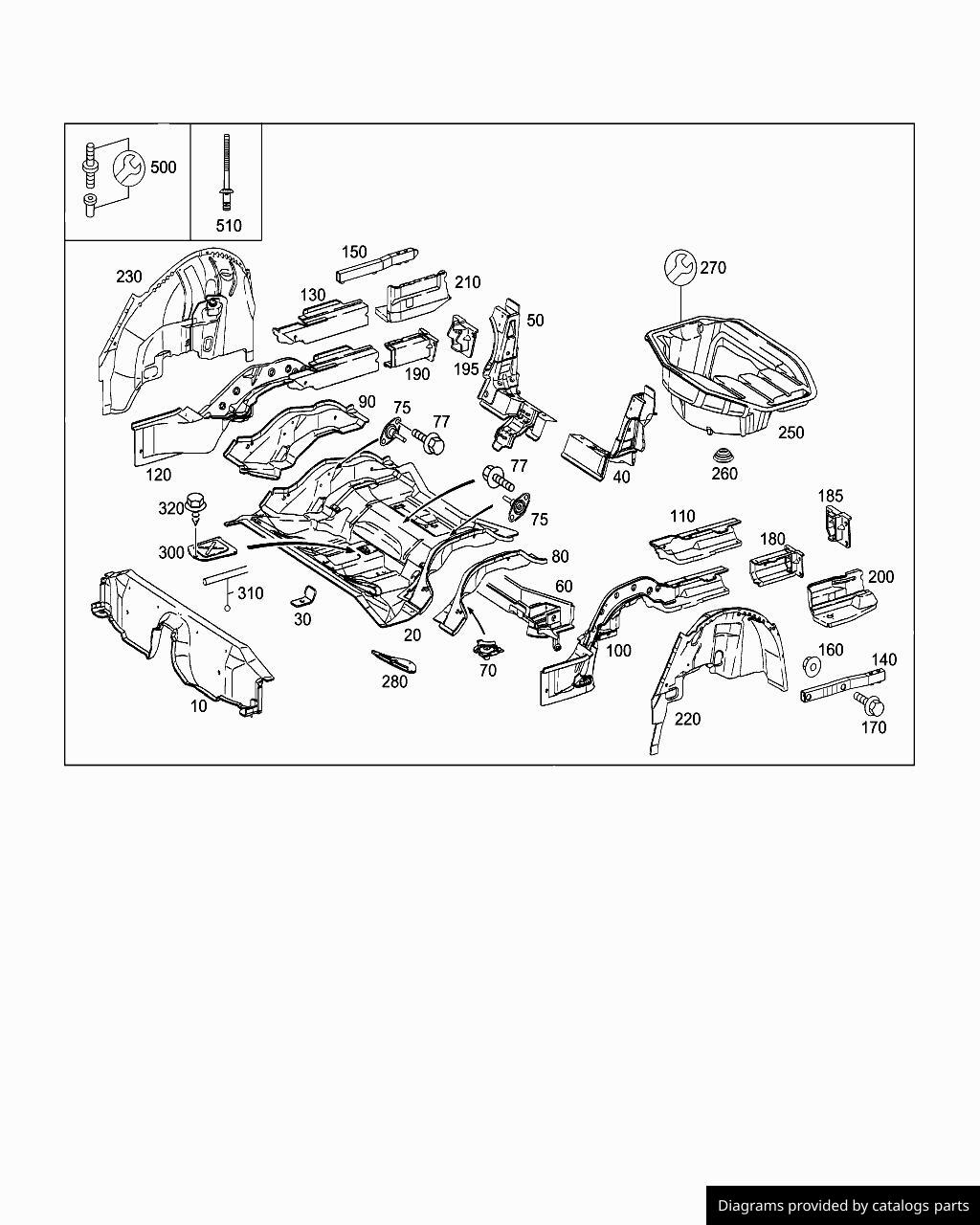 Car part diagram