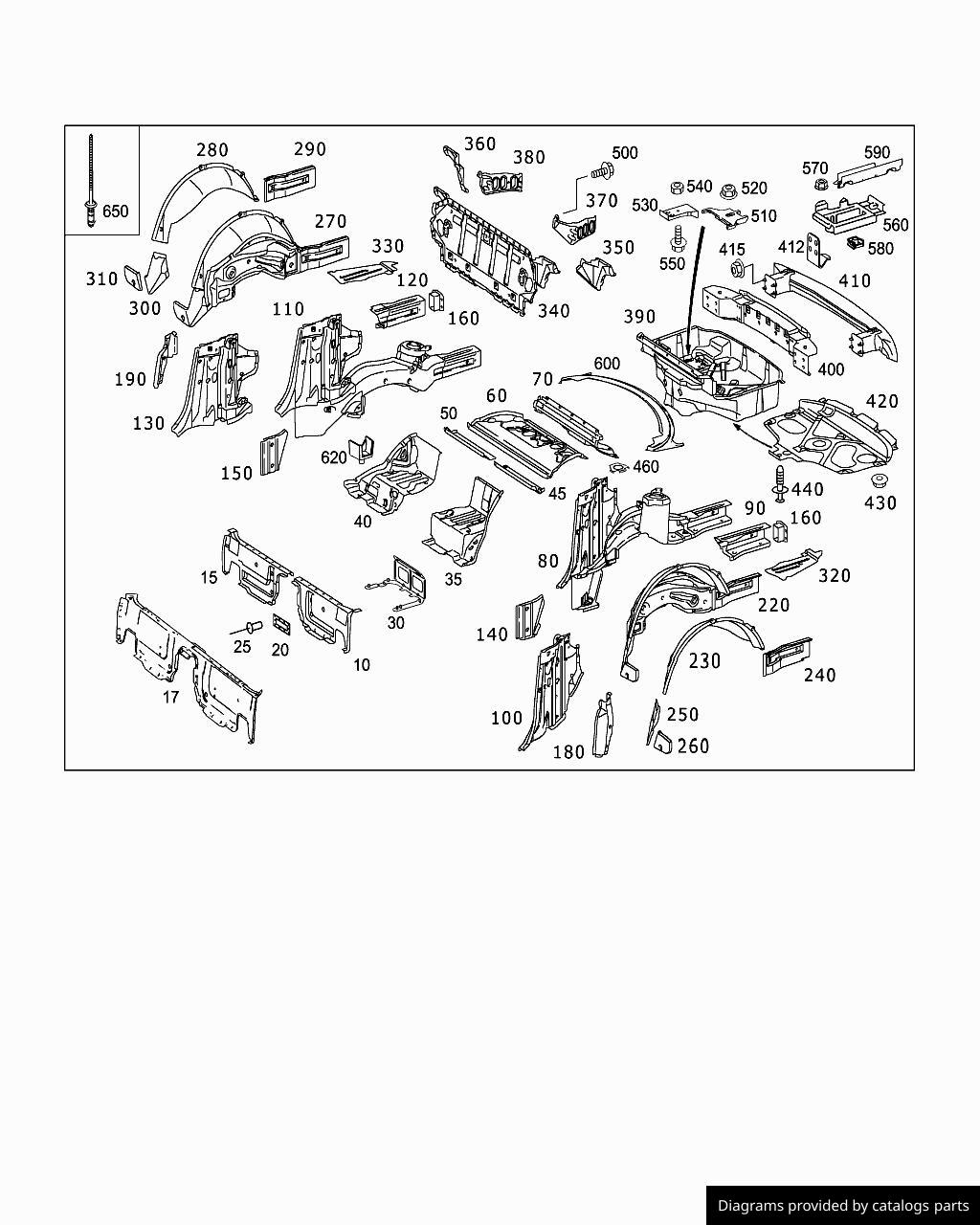 Car part diagram
