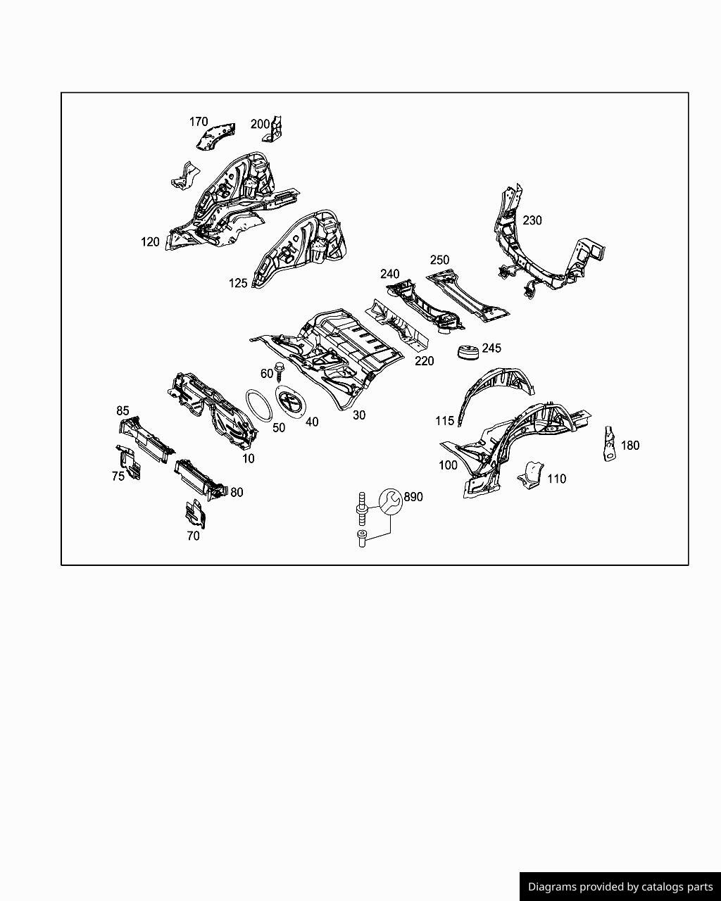 Car part diagram