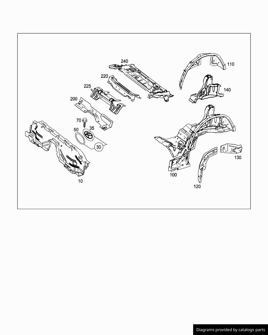 Car part diagram