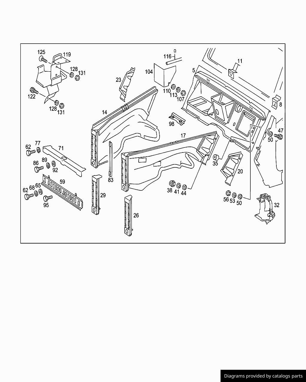 Car part diagram