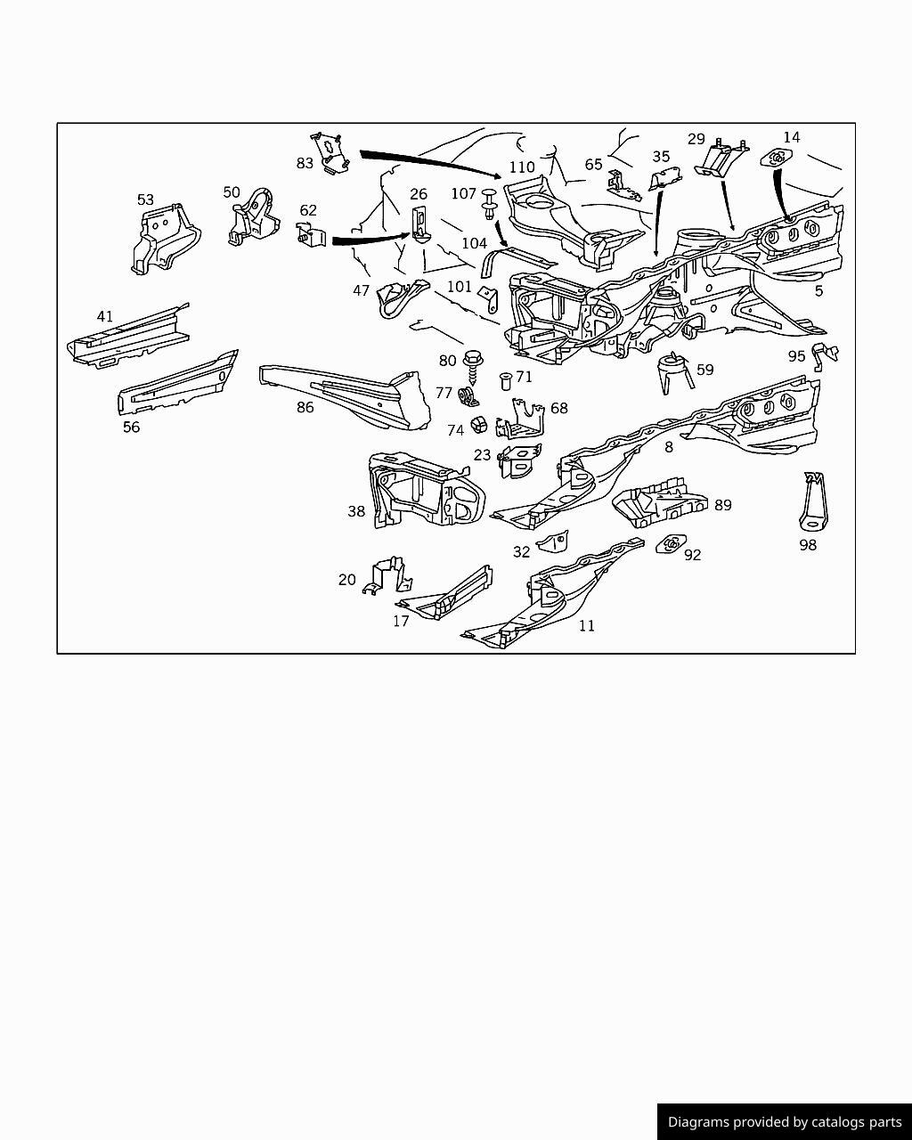 Car part diagram