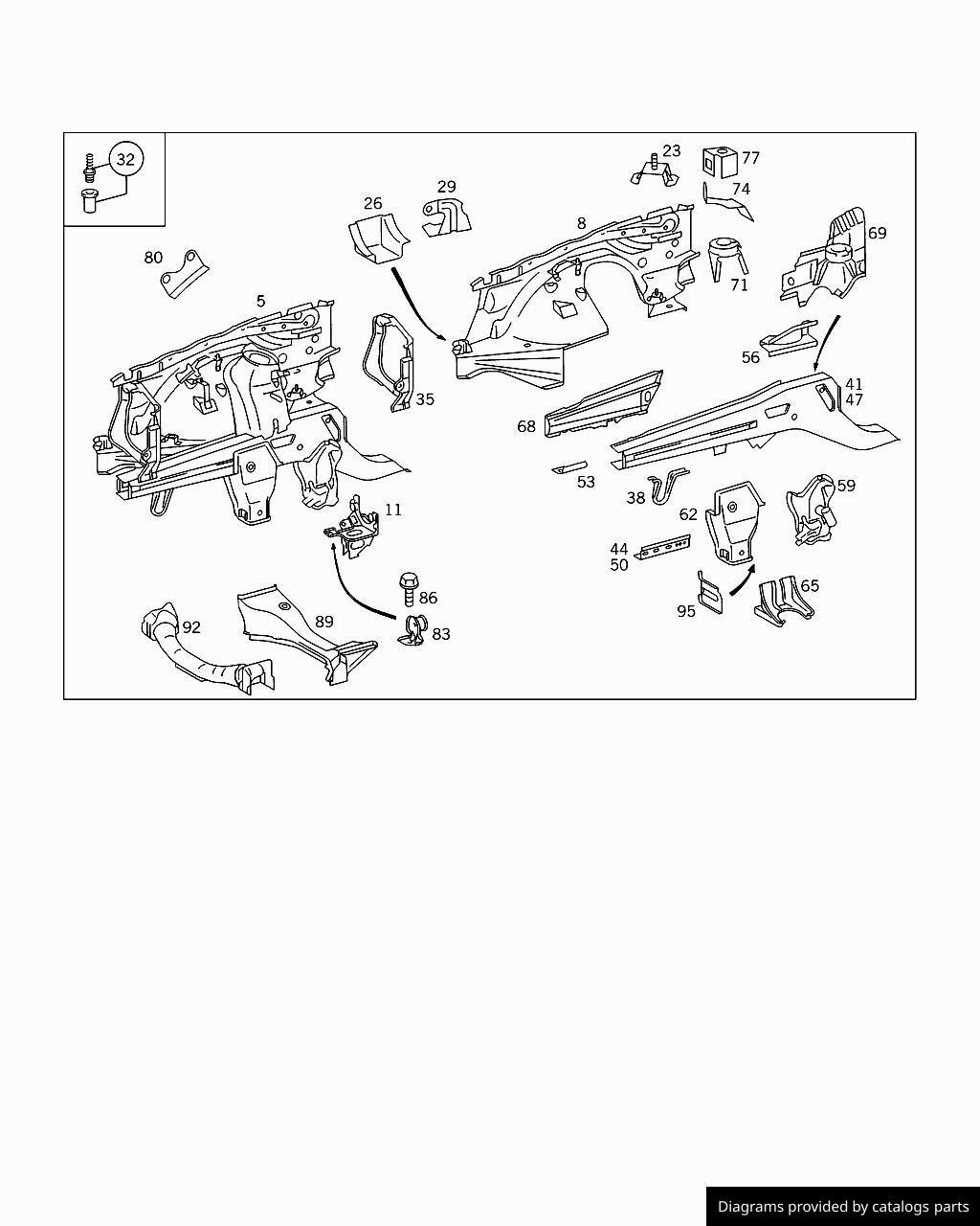 Car part diagram