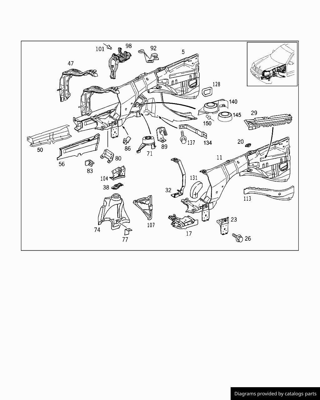 Car part diagram