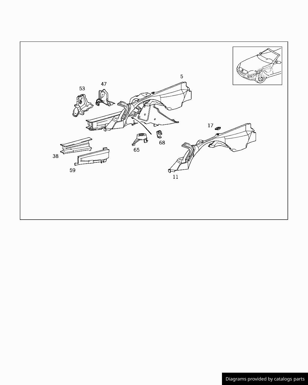 Car part diagram