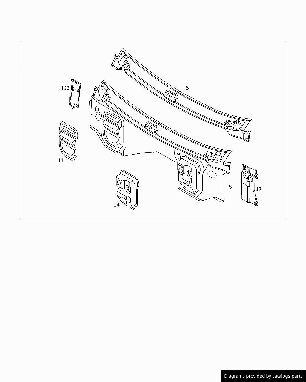 Car part diagram
