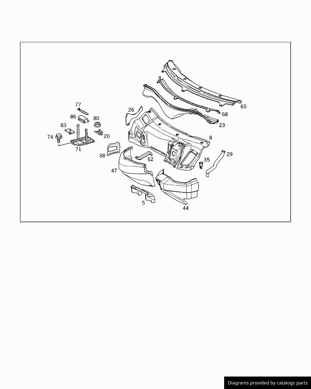 Car part diagram