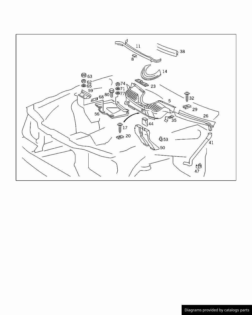 Car part diagram