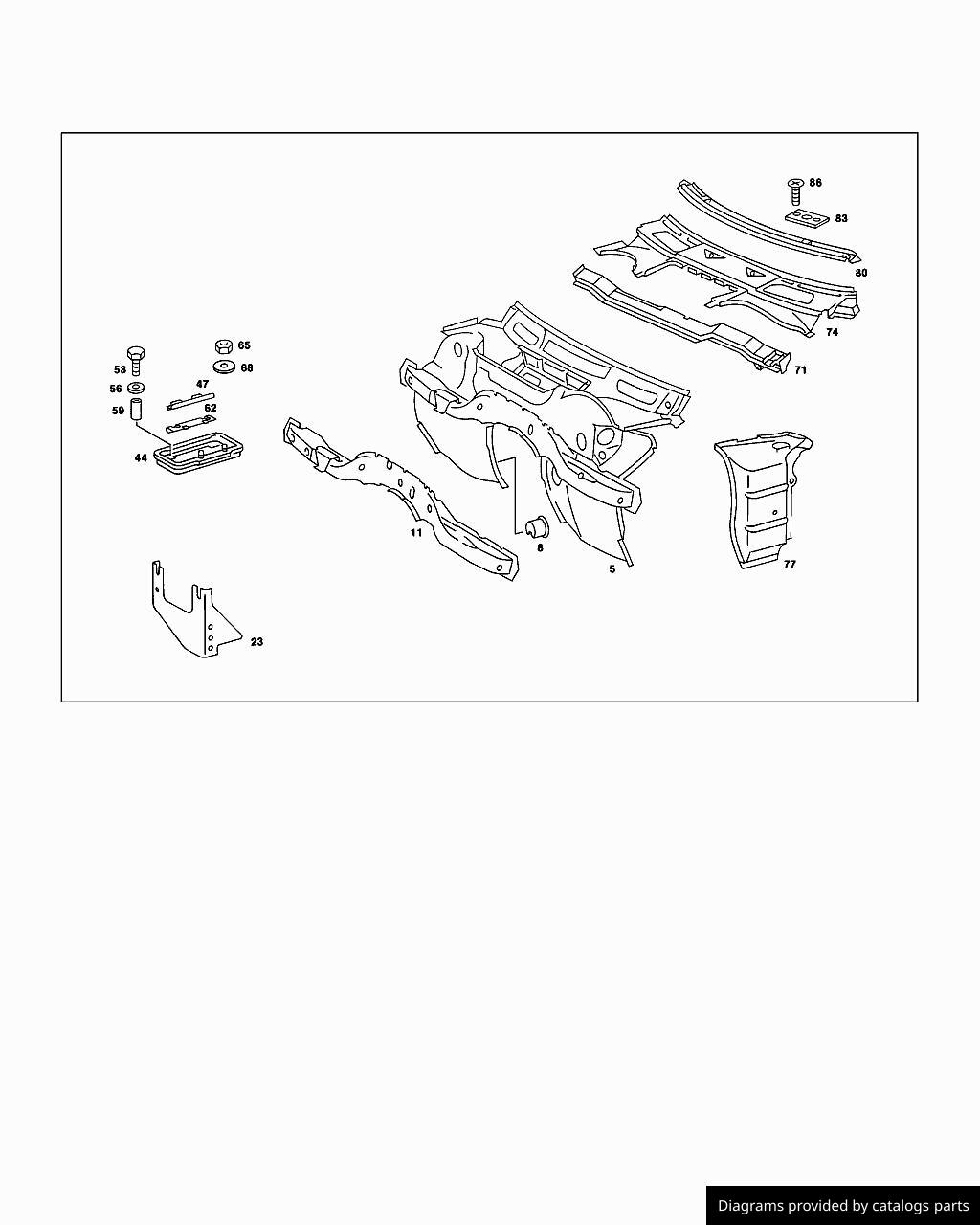 Car part diagram