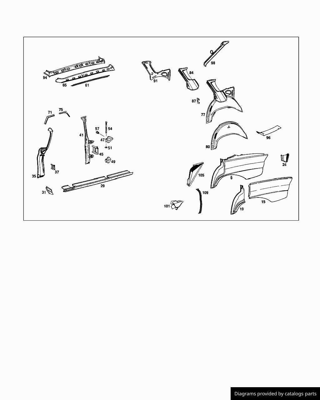 Car part diagram