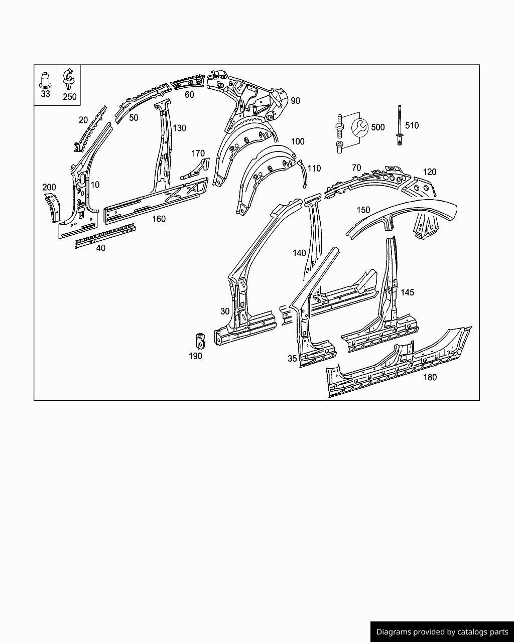 Car part diagram