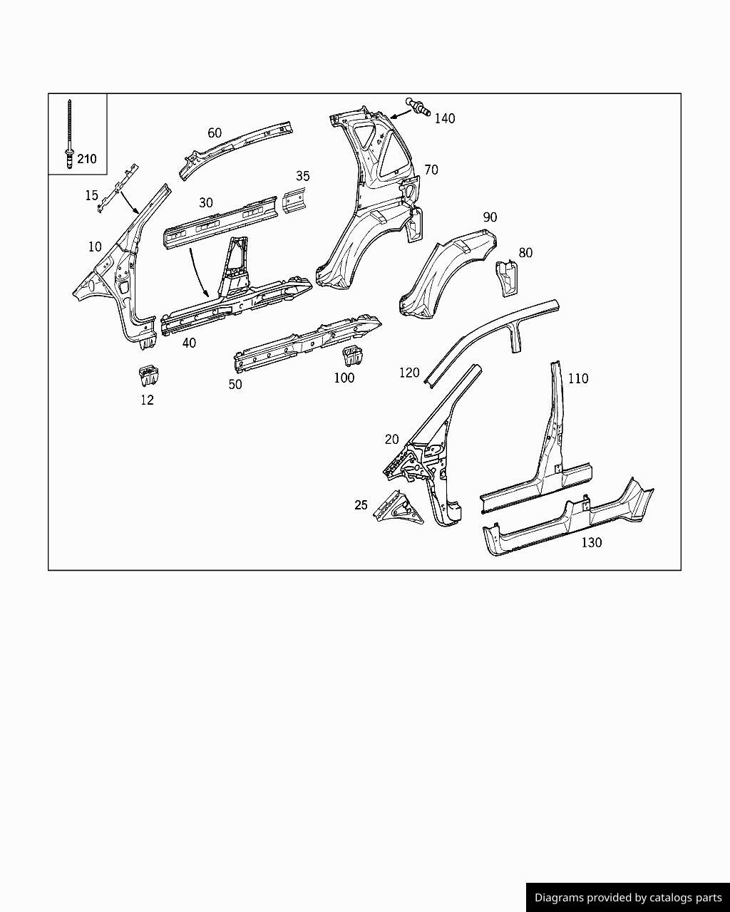 Car part diagram