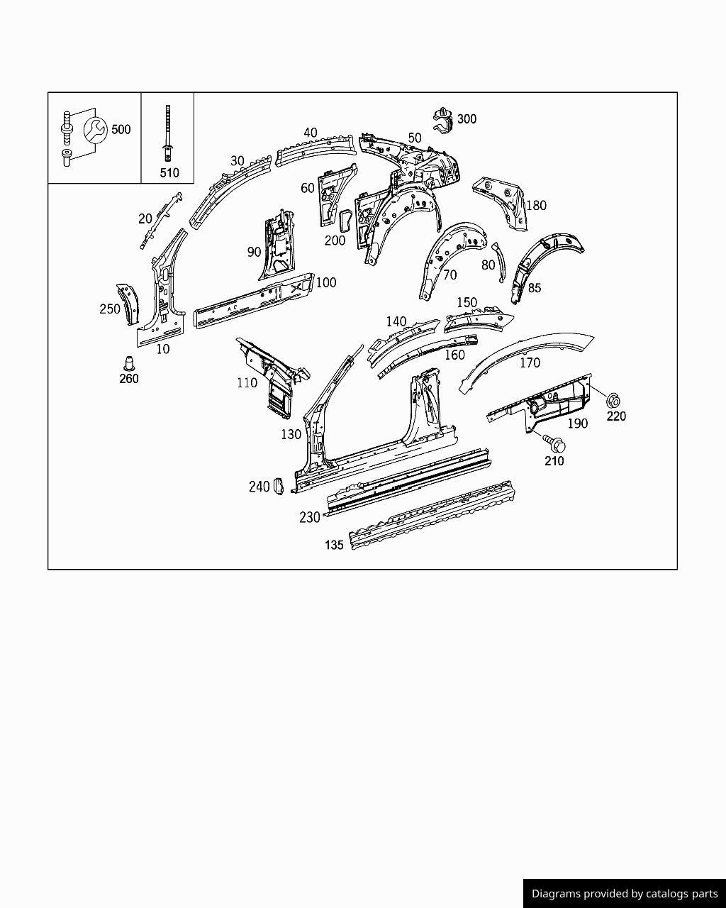 Car part diagram