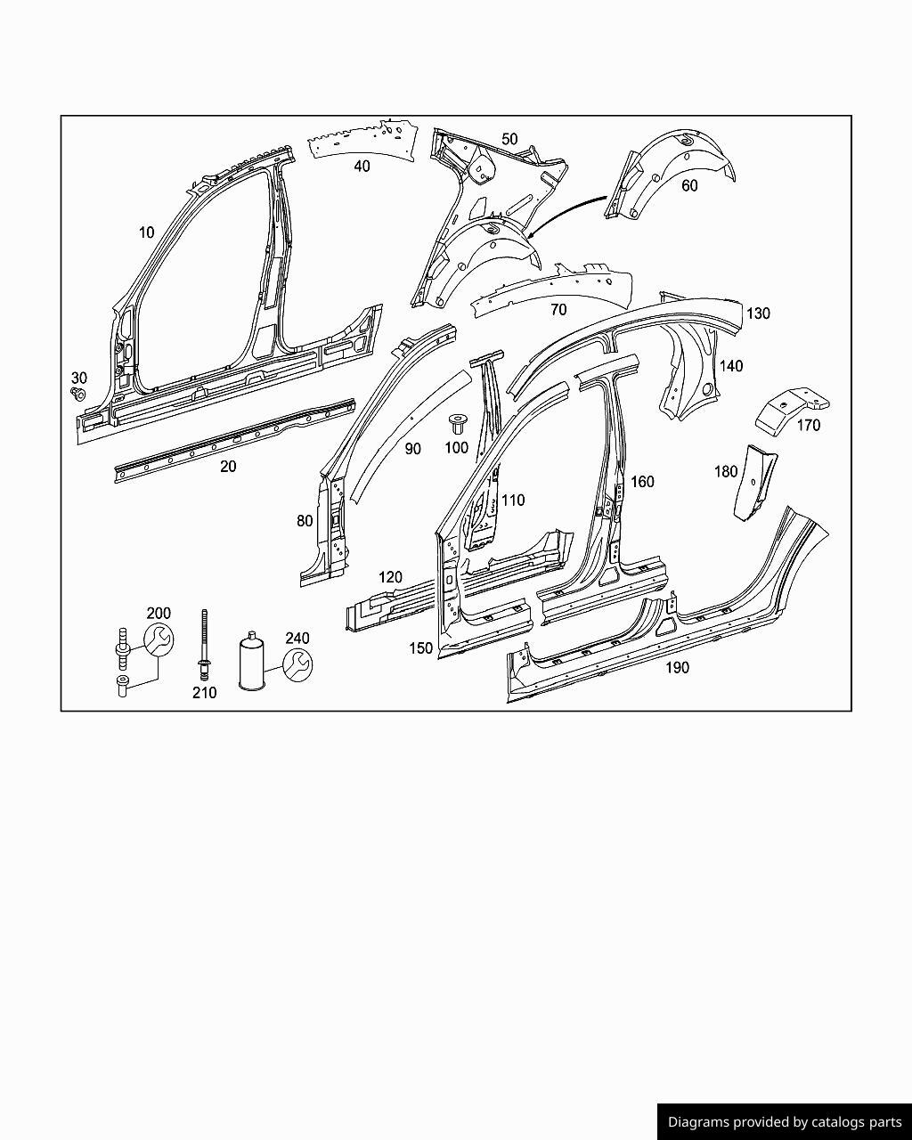 Car part diagram