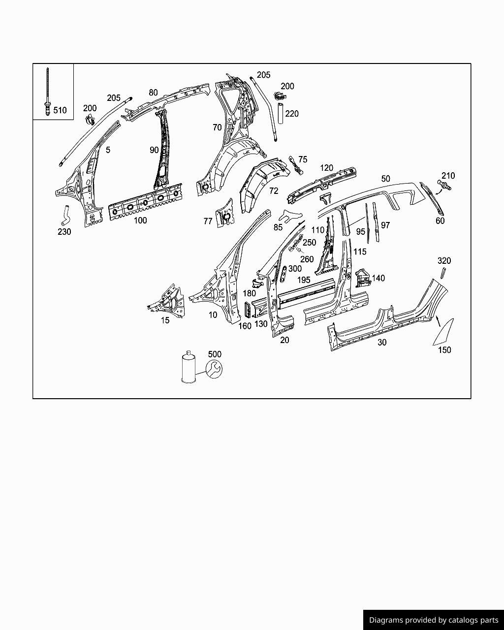Car part diagram