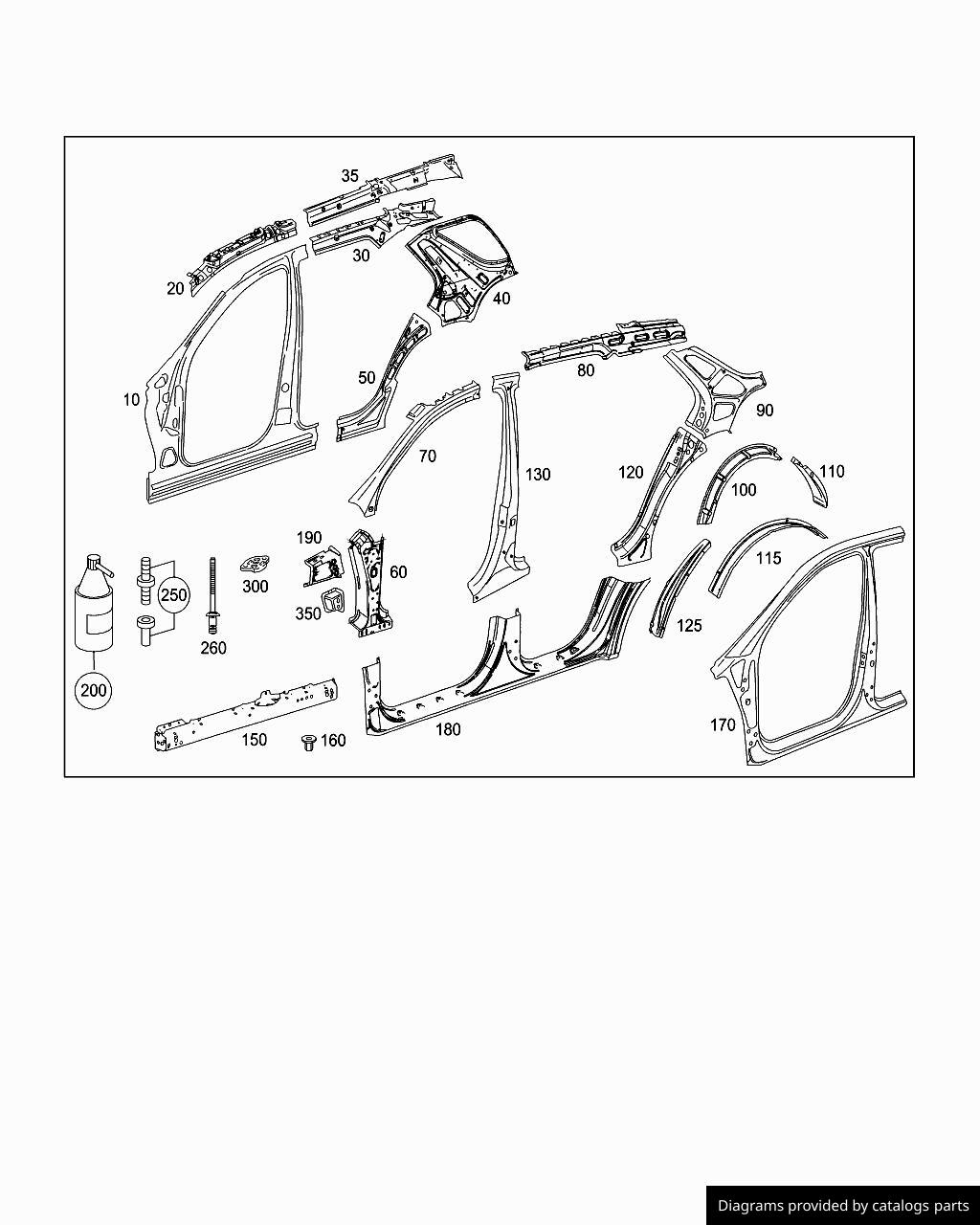 Car part diagram