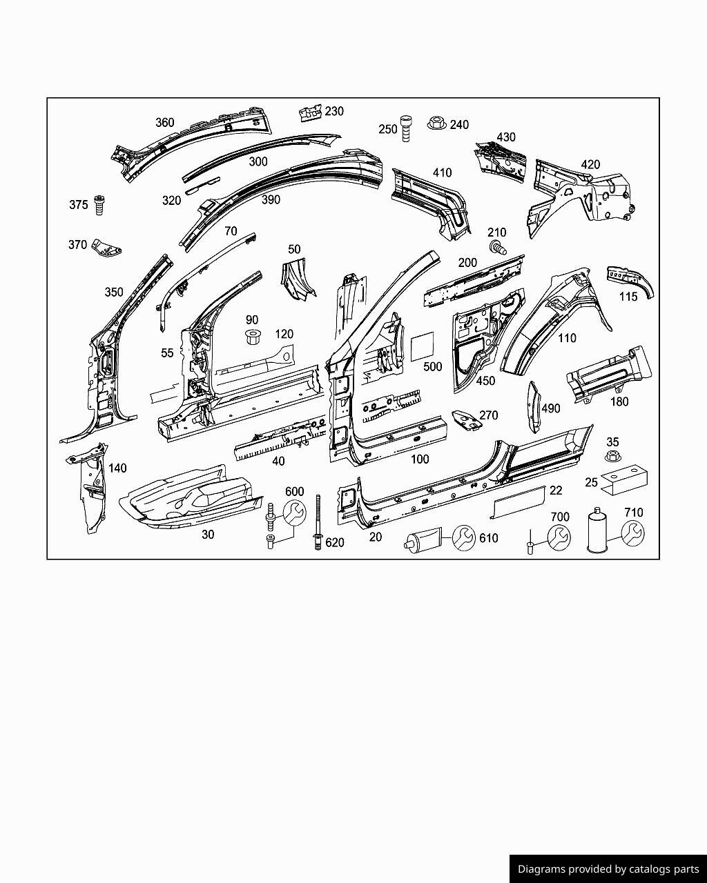 Car part diagram