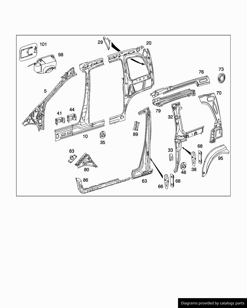 Car part diagram