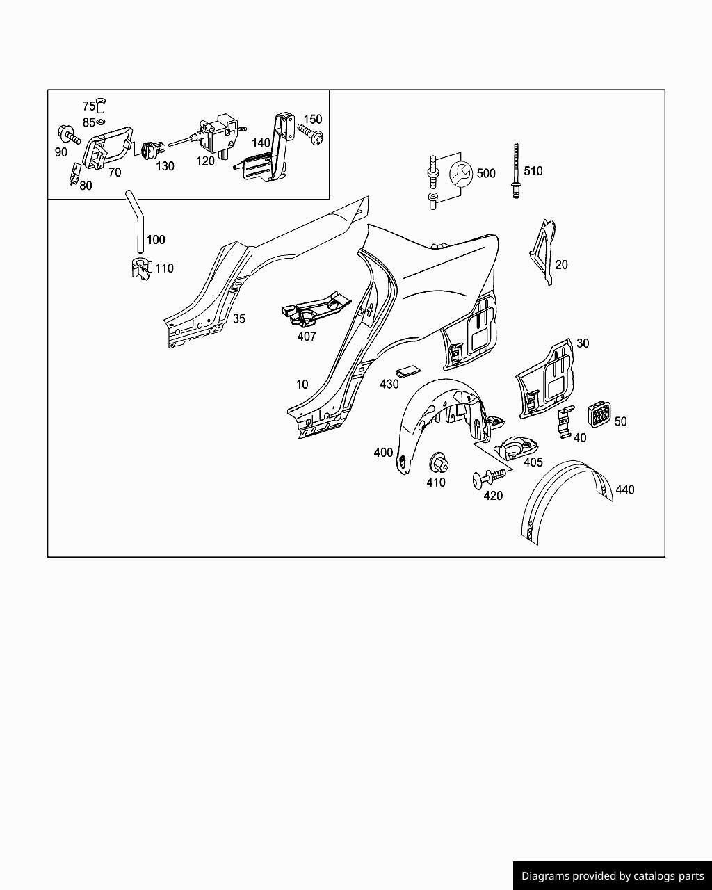 Car part diagram