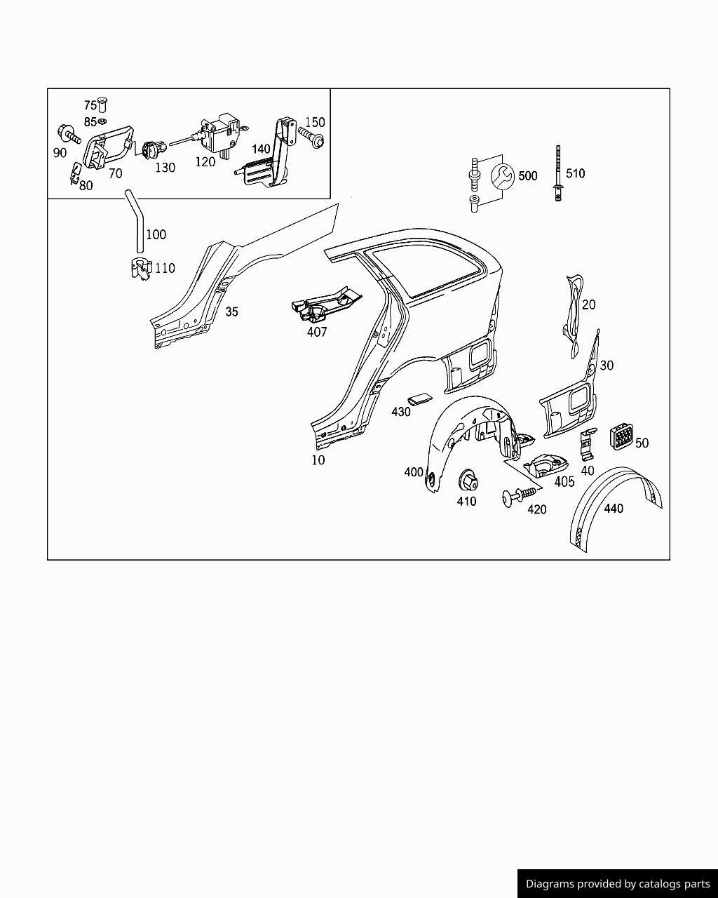 Car part diagram