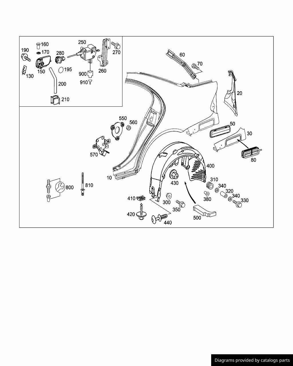 Car part diagram
