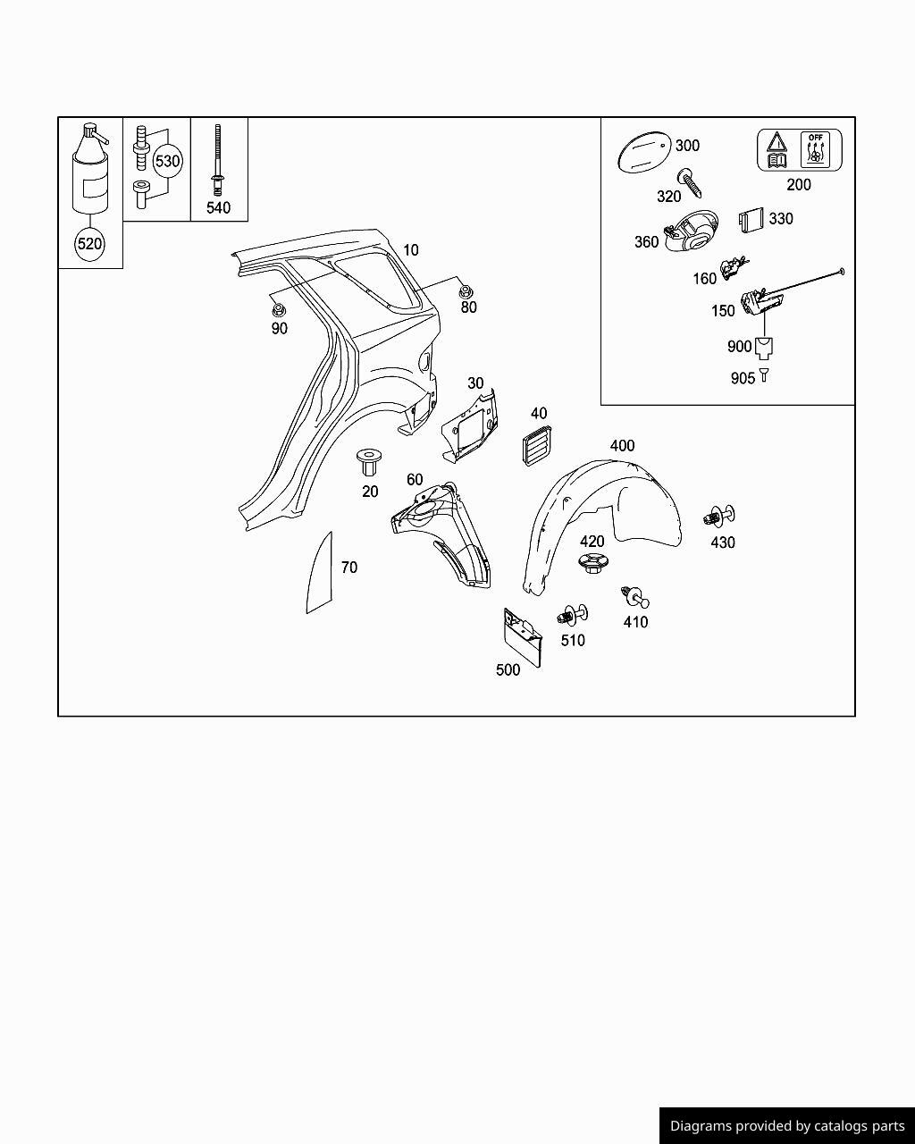 Car part diagram