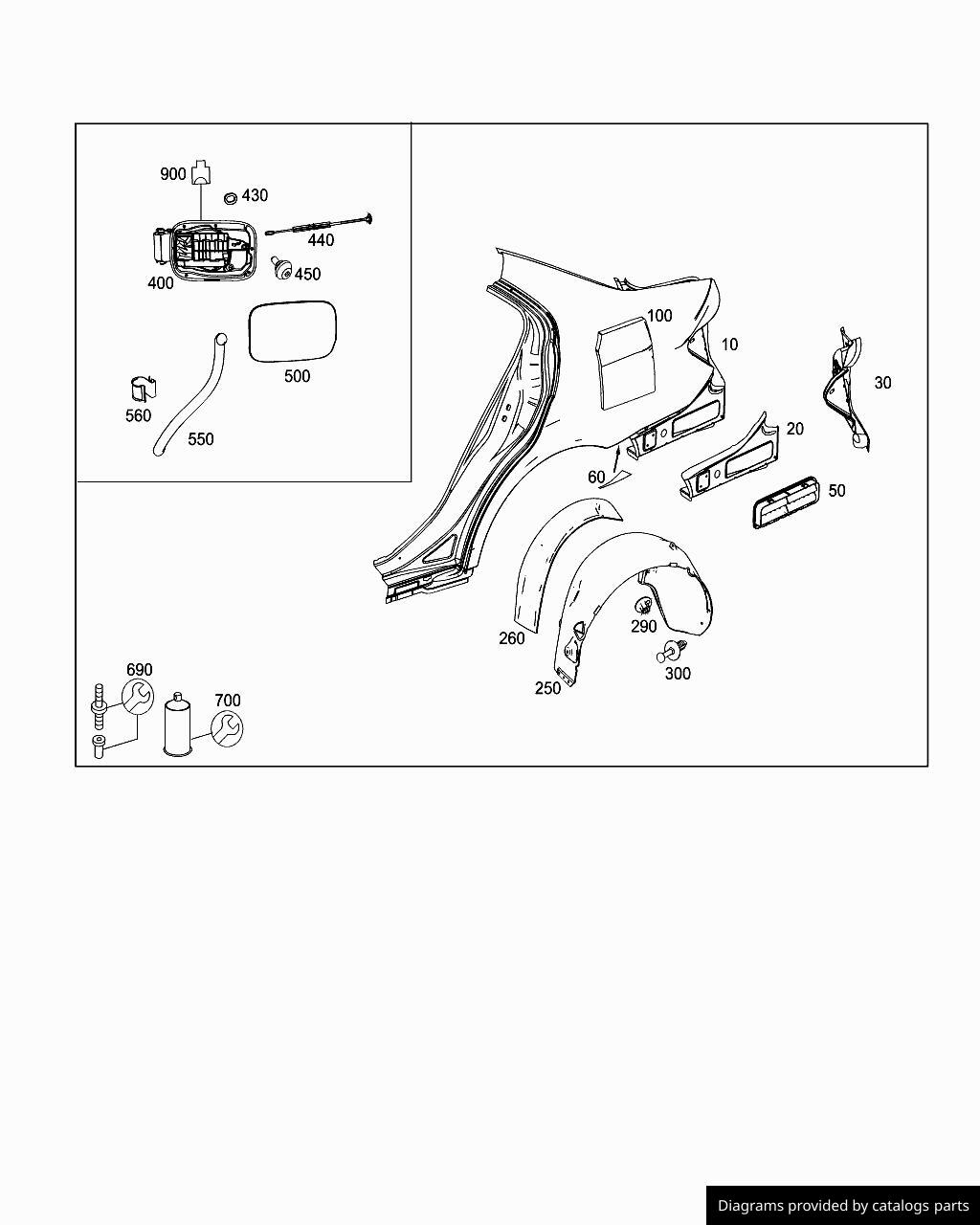 Car part diagram