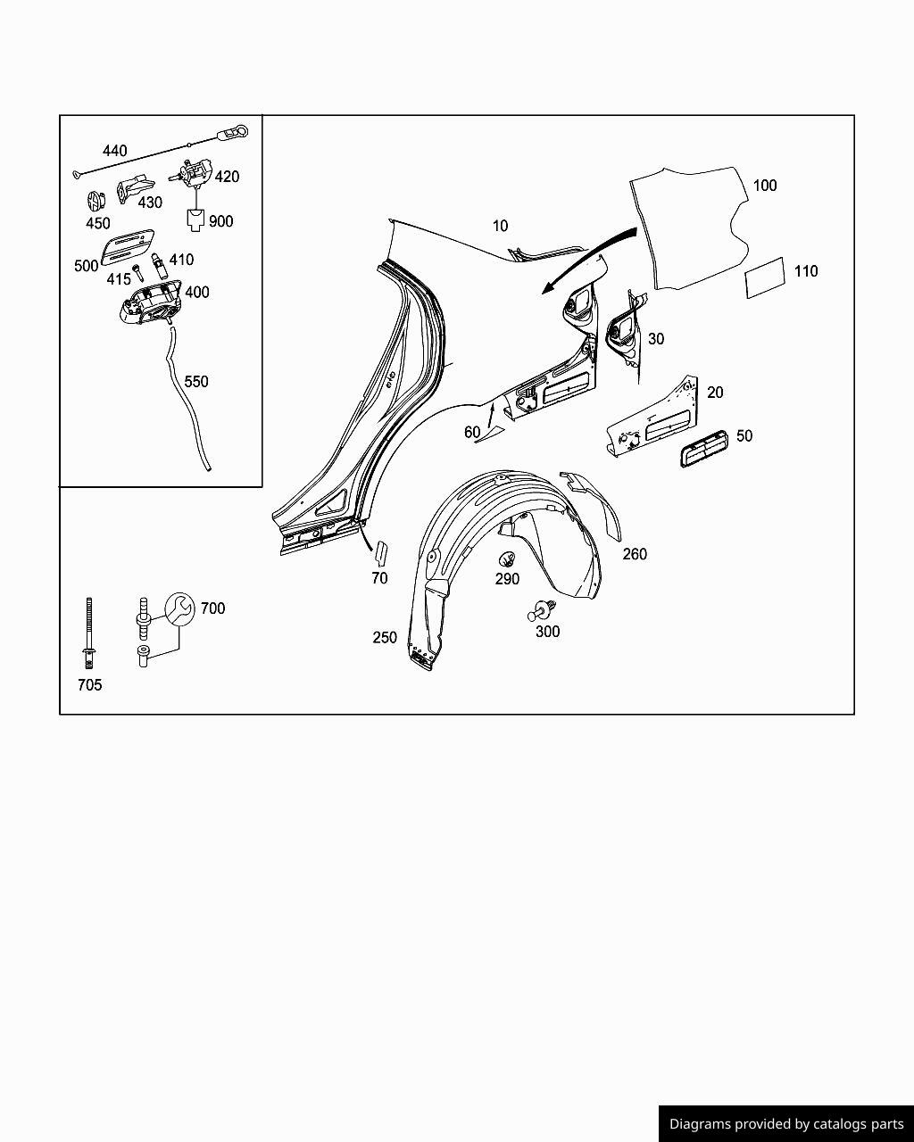 Car part diagram