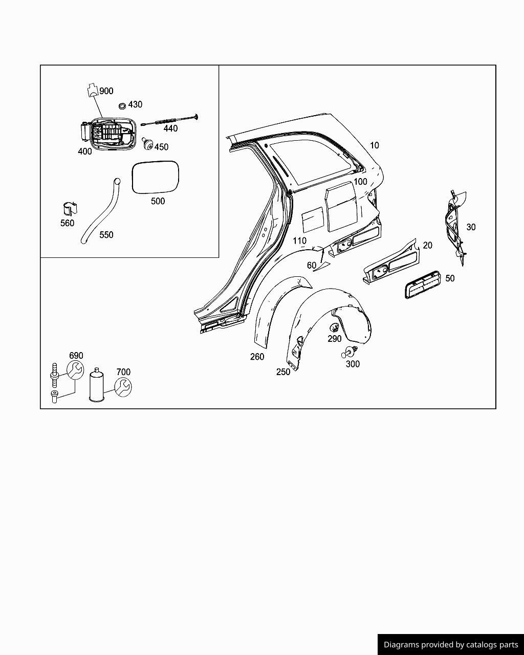 Car part diagram