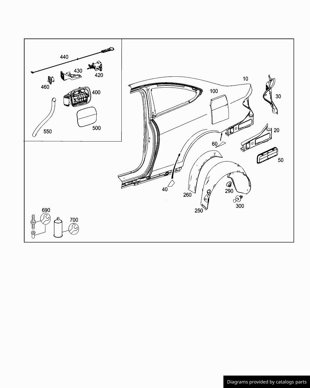 Car part diagram