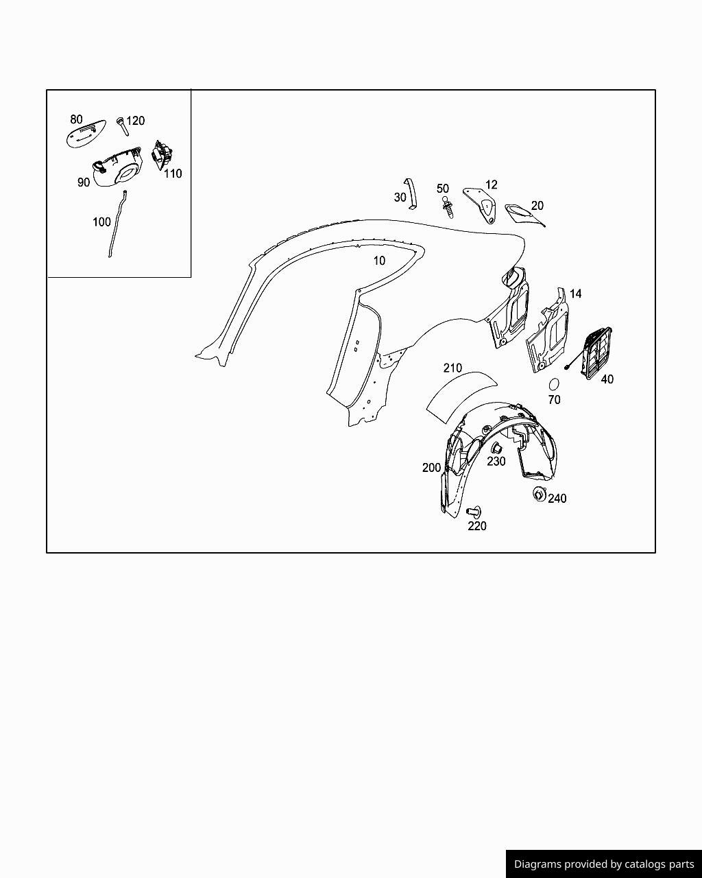 Car part diagram