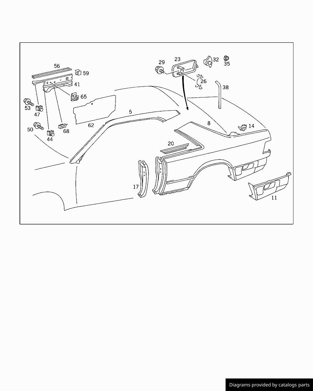 Car part diagram