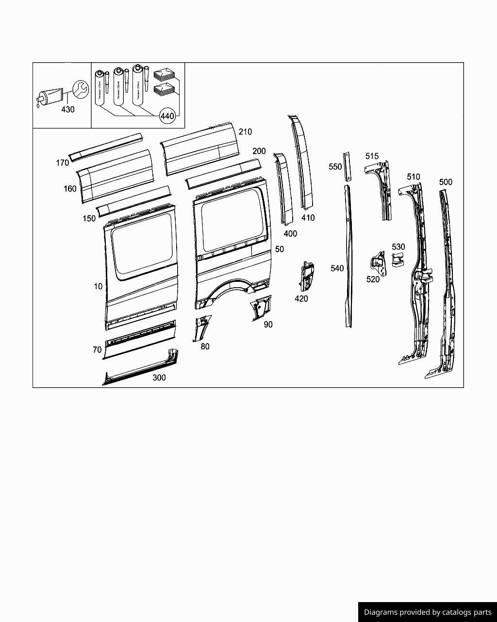 Car part diagram