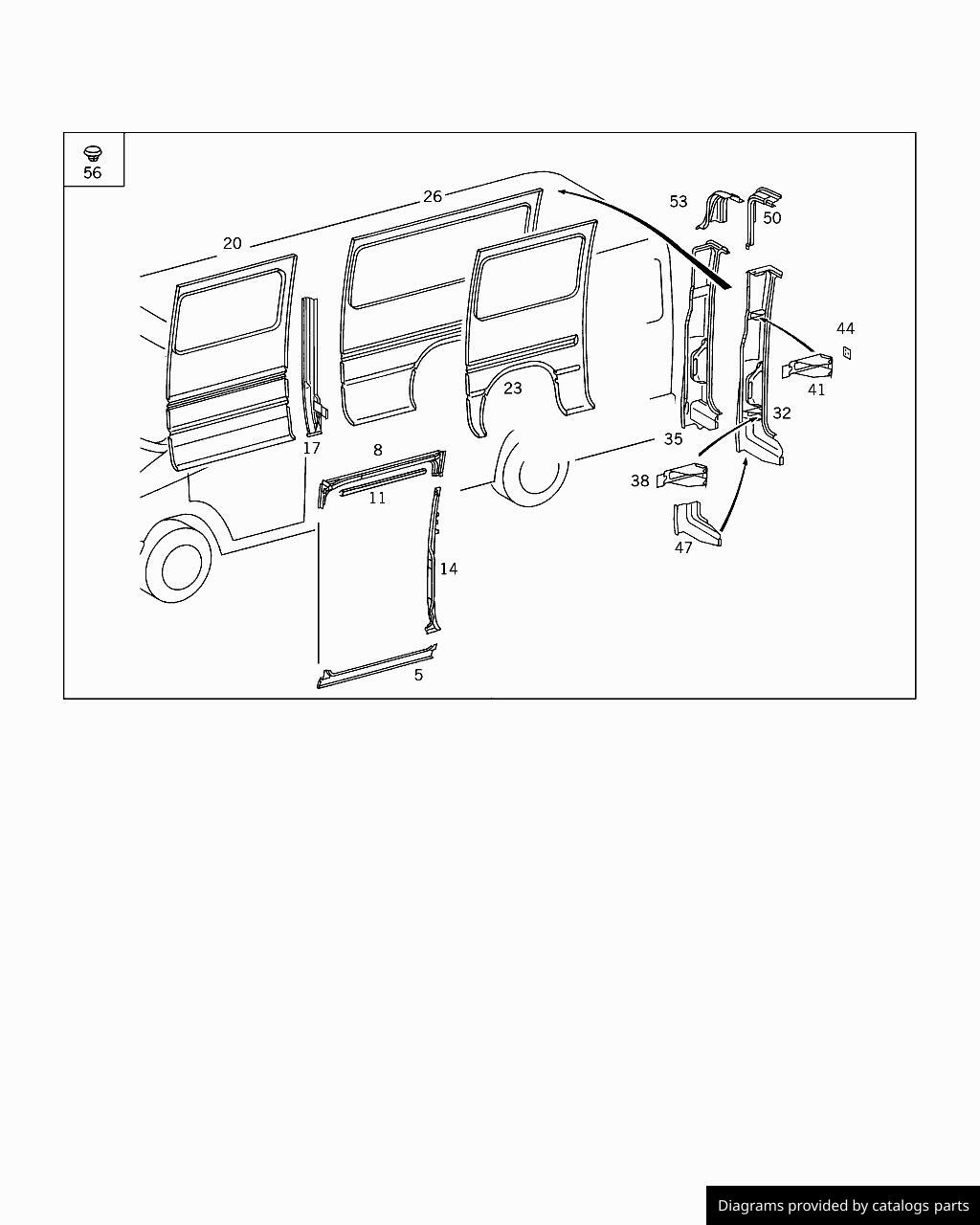 Car part diagram
