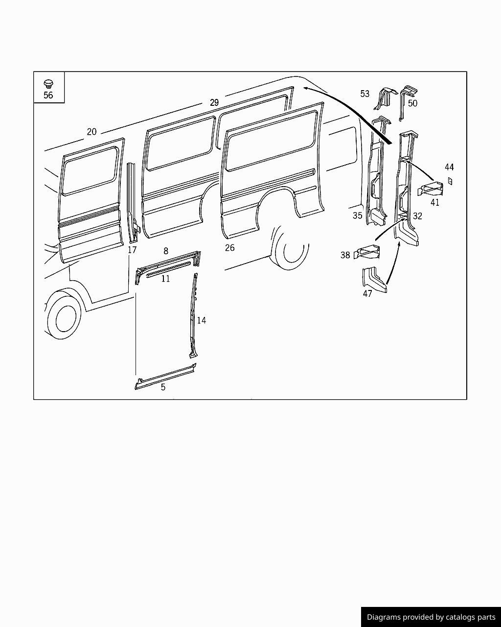 Car part diagram