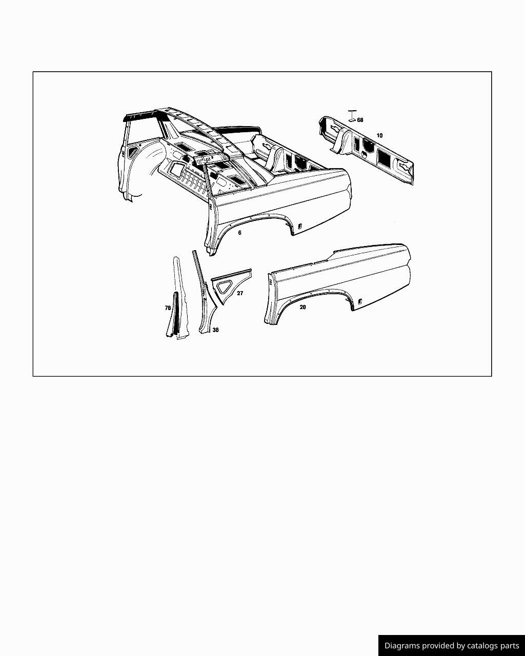 Car part diagram