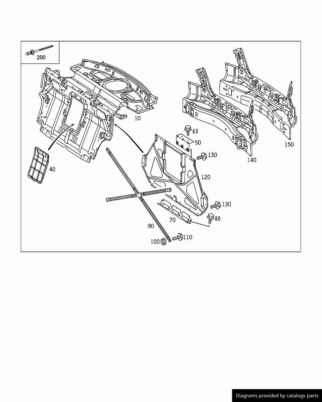 Car part diagram