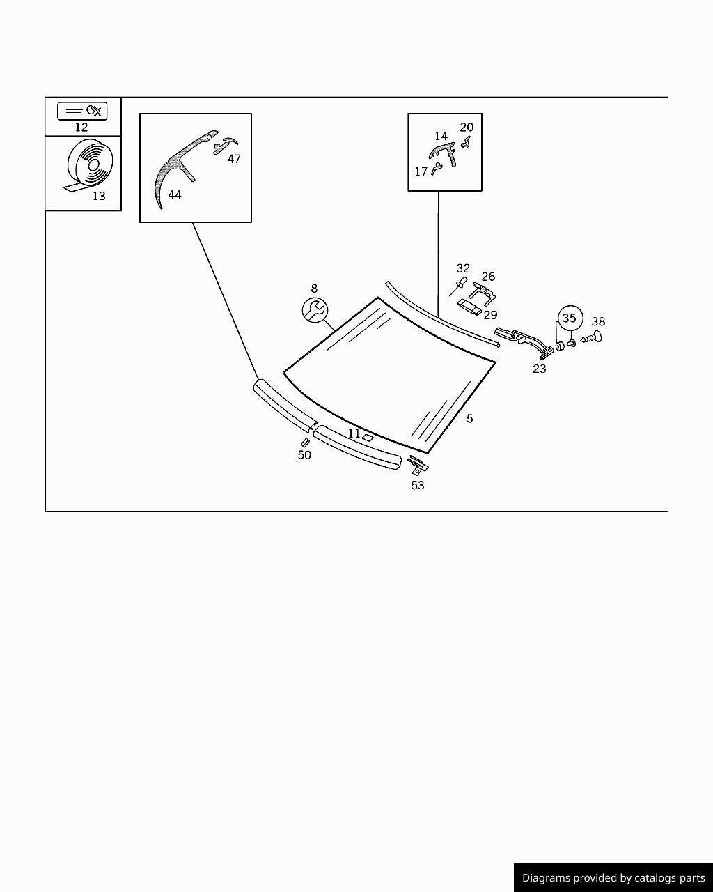 Car part diagram