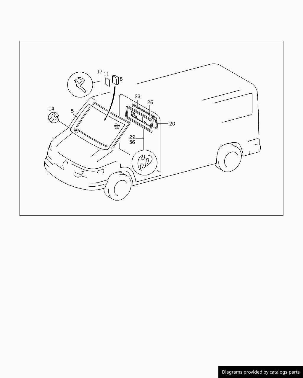 Car part diagram