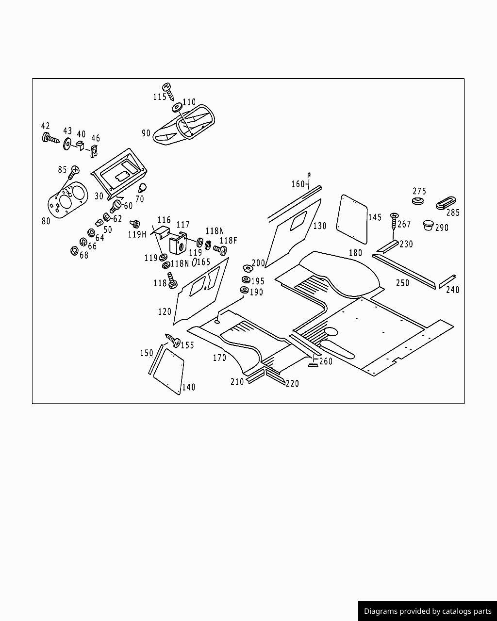 Car part diagram