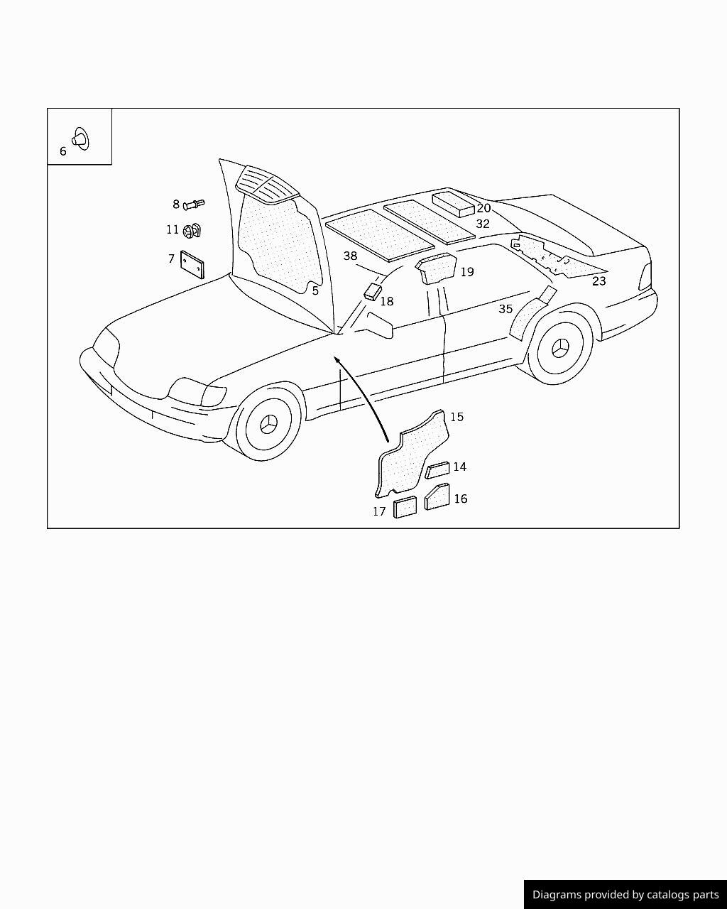 Car part diagram