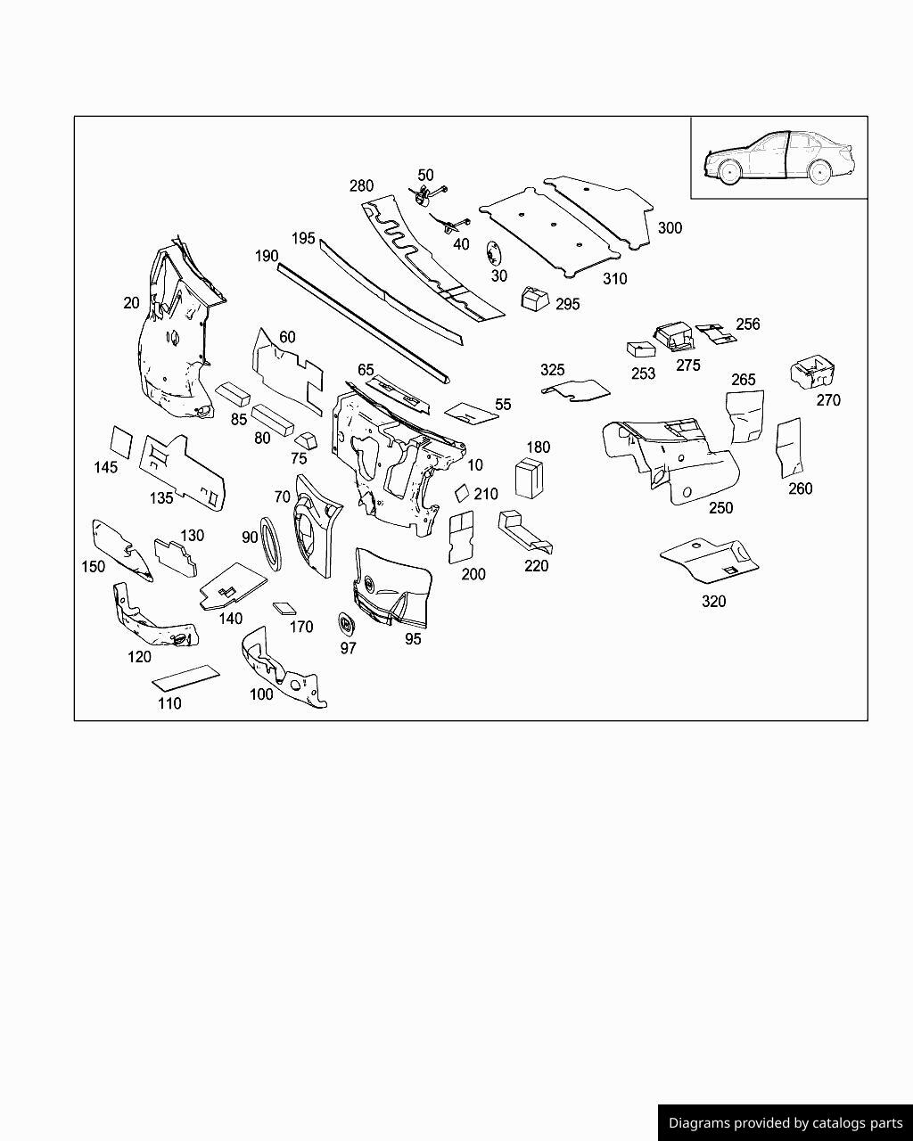 Car part diagram