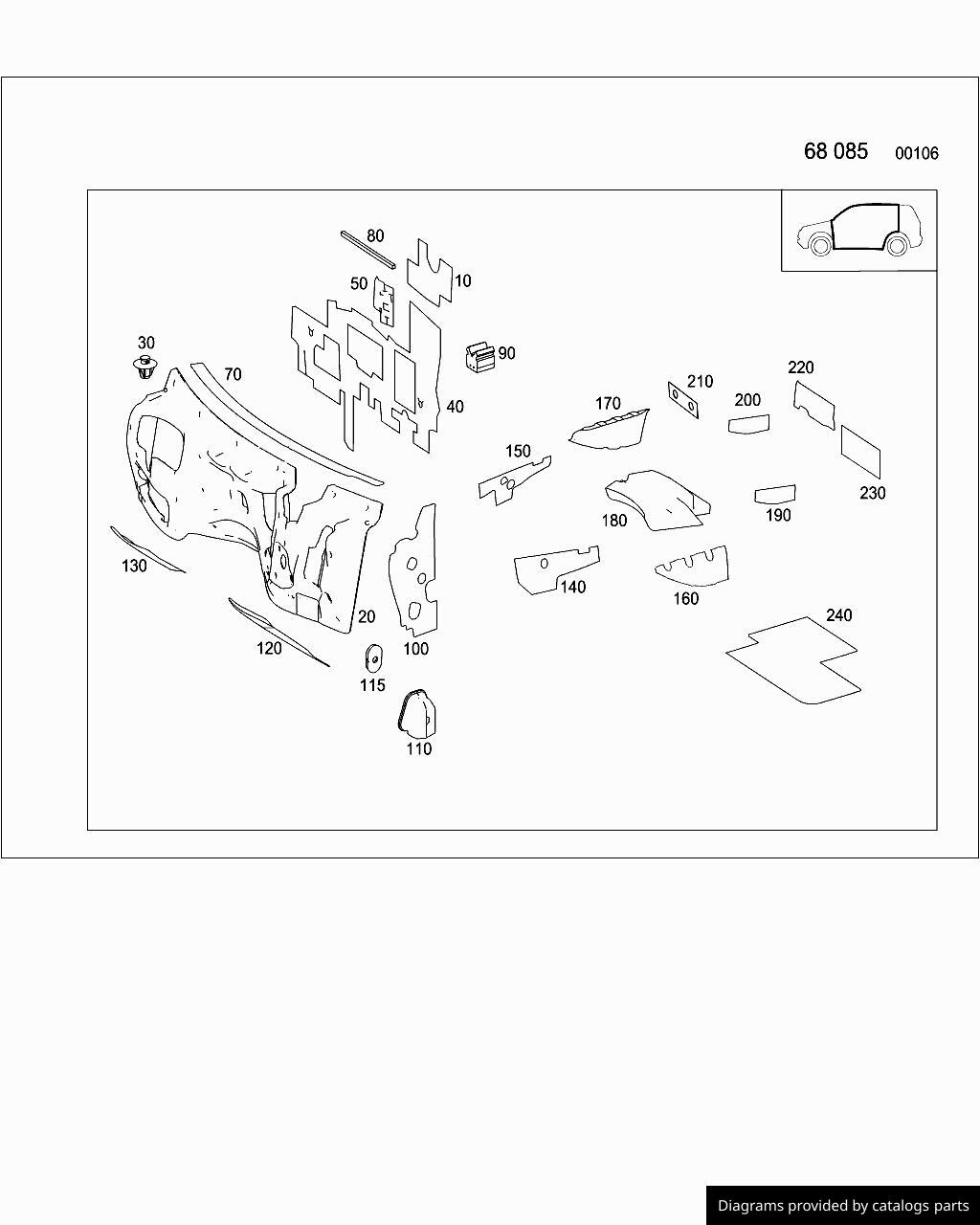 Car part diagram