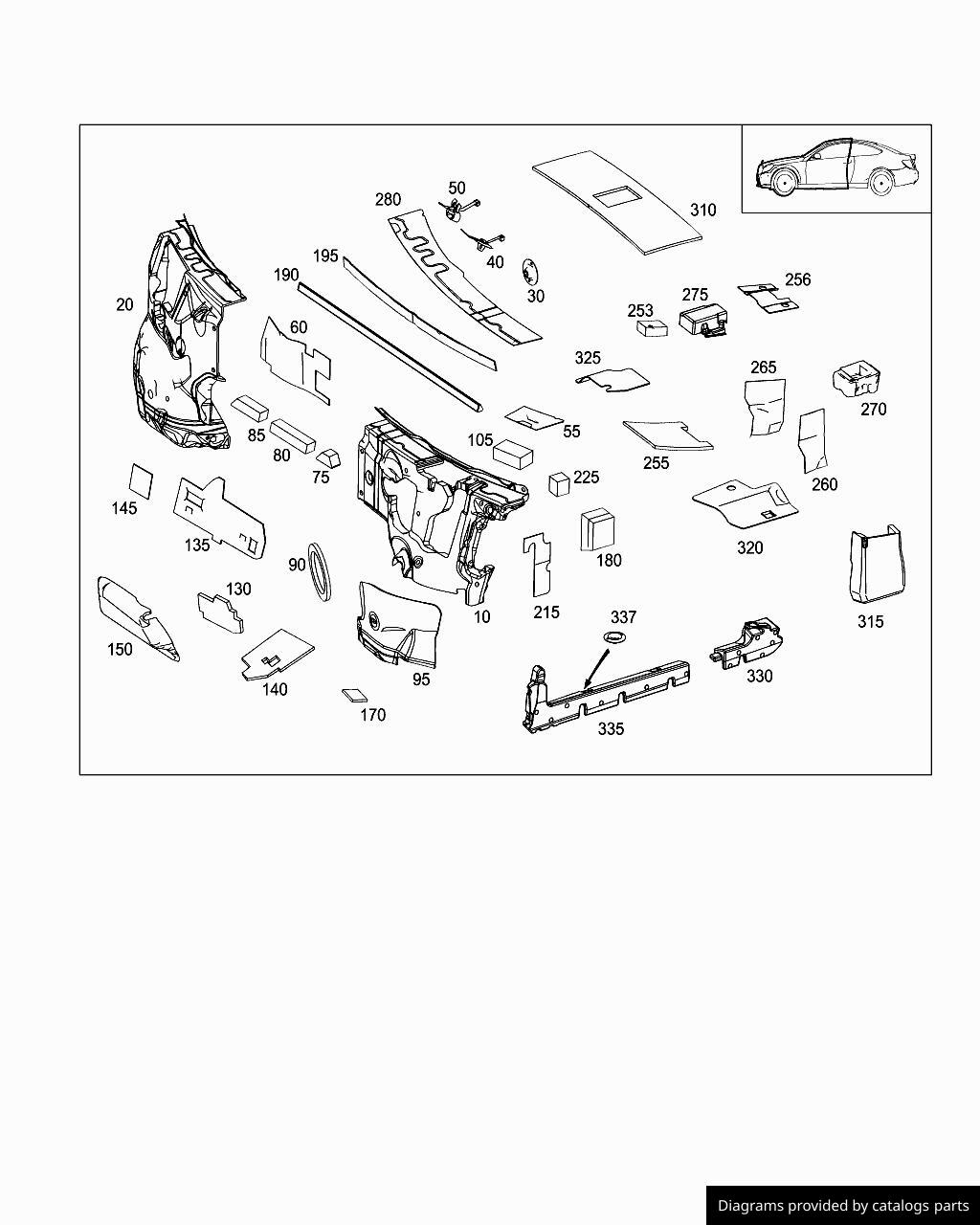 Car part diagram