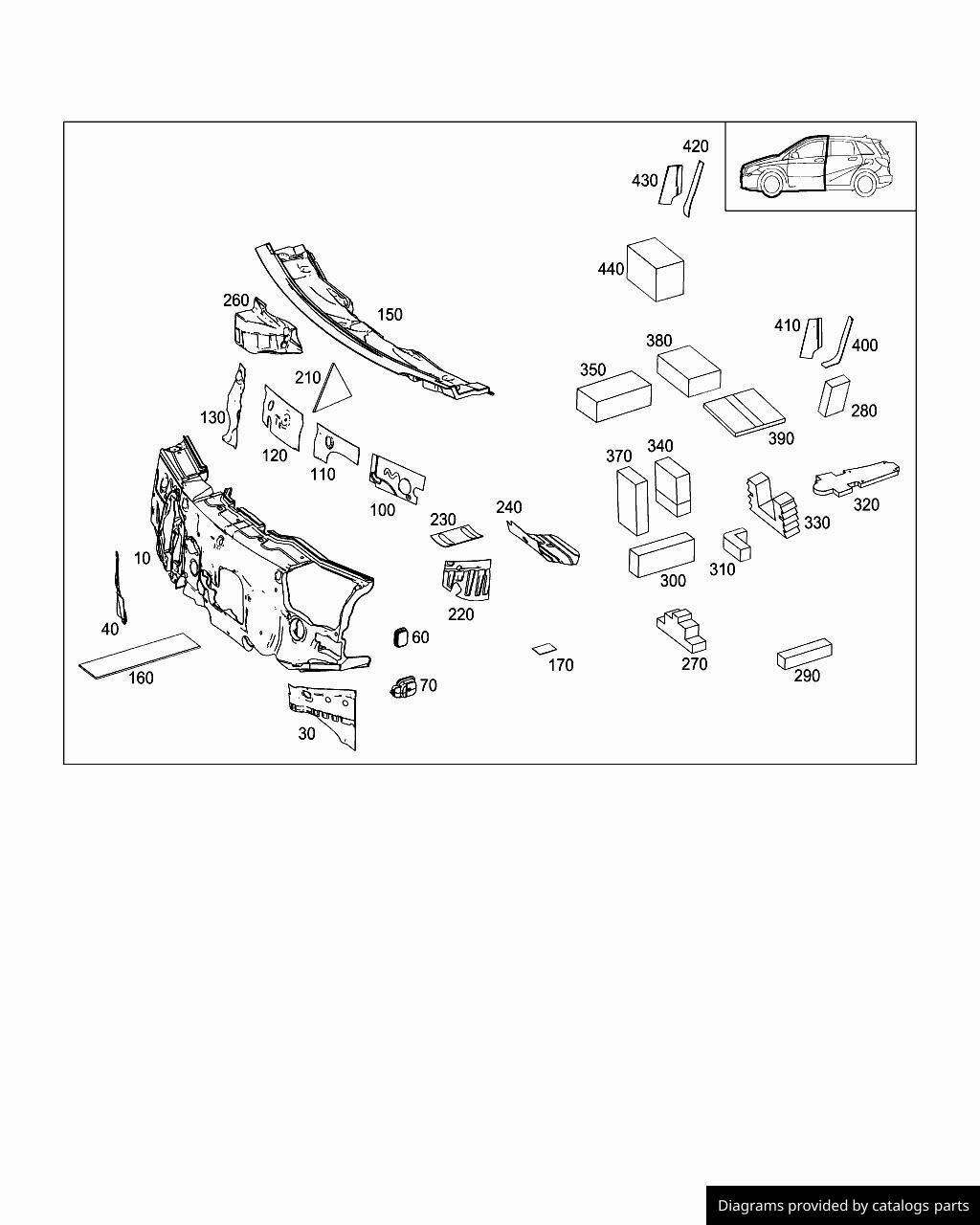 Car part diagram