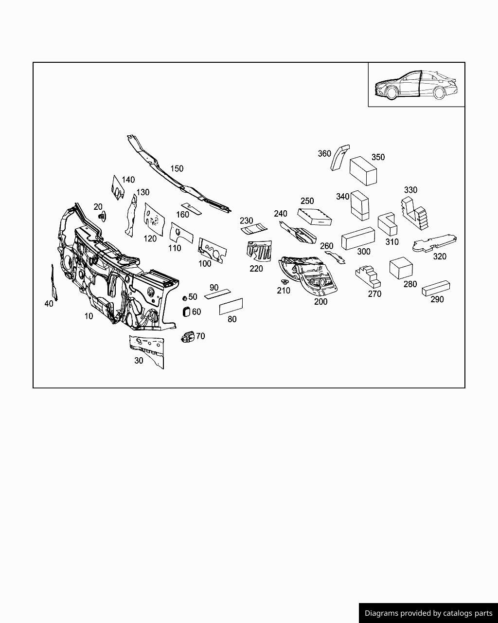 Car part diagram